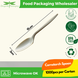 Cornstarch Spoon Medium 1000pcs Per Carton