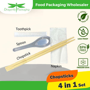 Chopstick 4 in 1 set Cutlery approximately 800sets per Carton